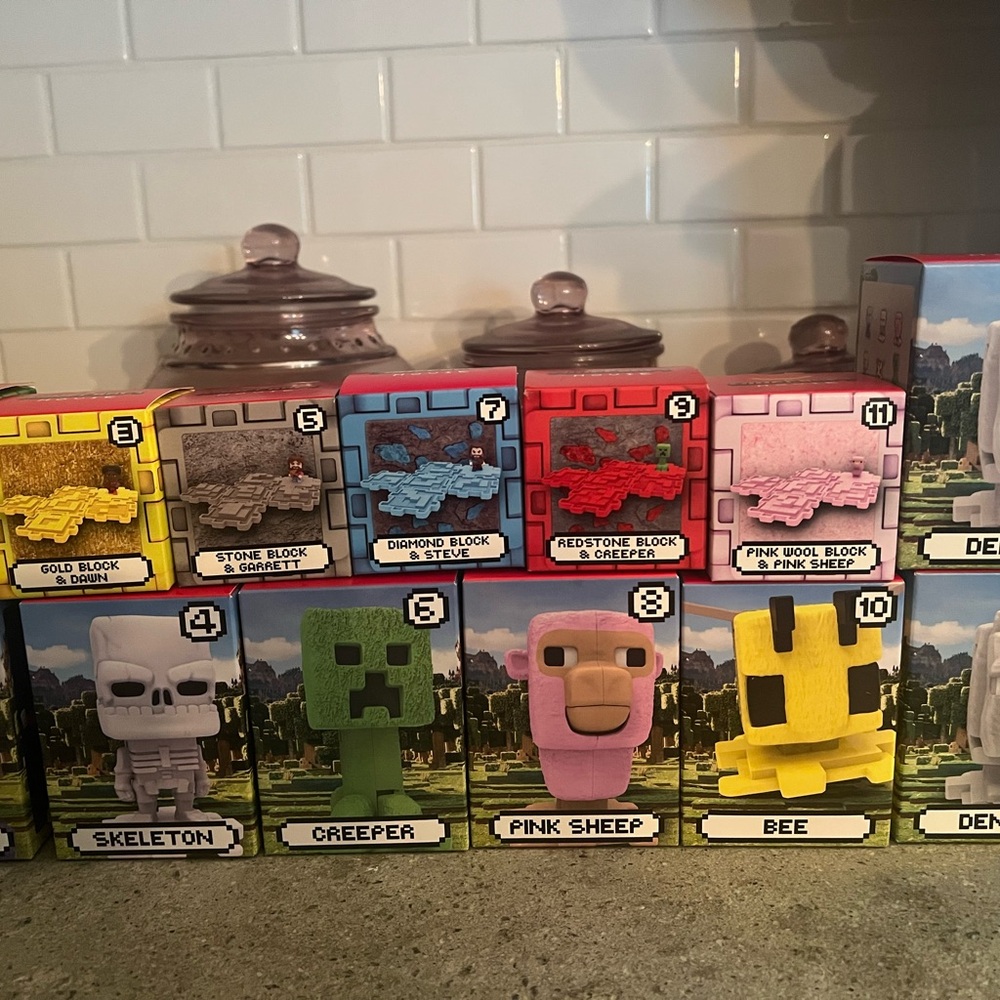 Minecraft Mini Figure Set 13 piece the complete set